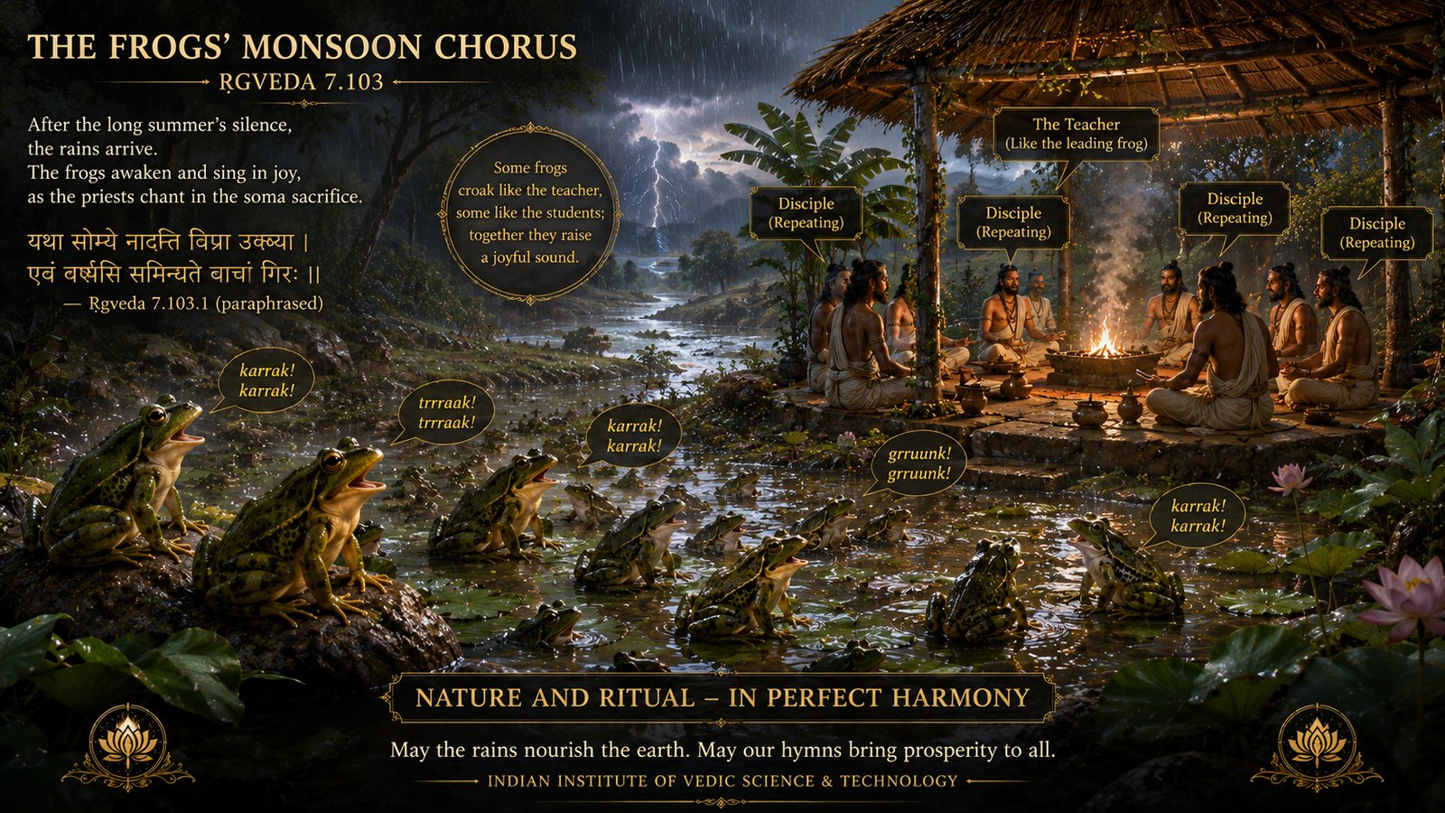 The Frogs' Monsoon Chorus